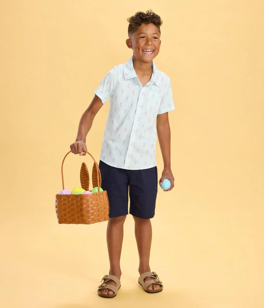 Boy's PEEPS® Shady Lil' Sugar Button Down Shirt - Image 5