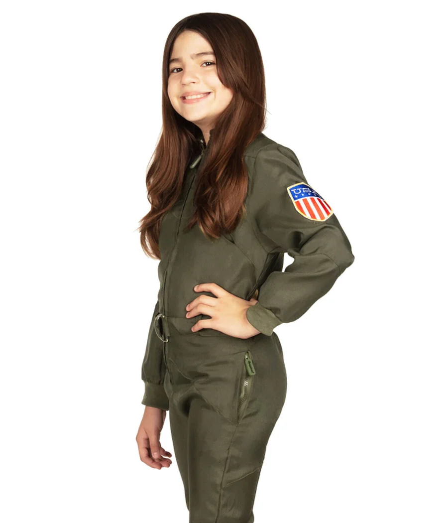 Girl's Pilot Costume - Image 3