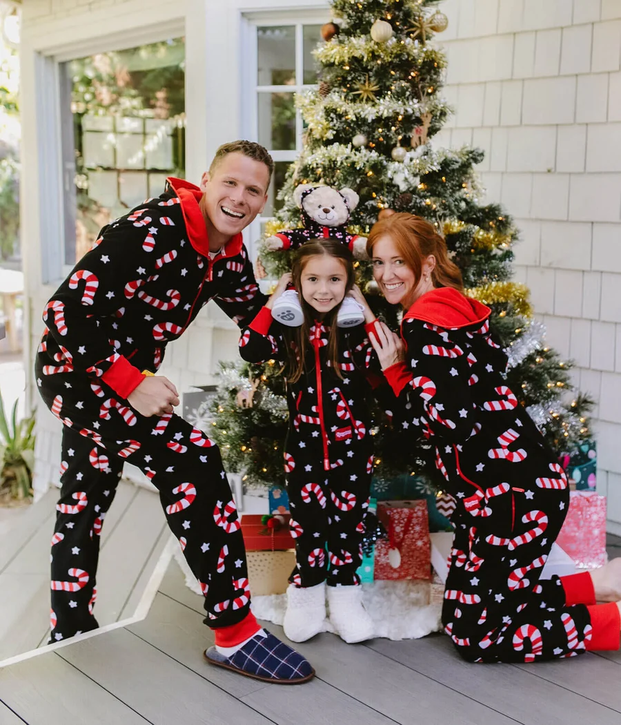 Matching Candy Cane Lane Family Jumpsuits - Image 3