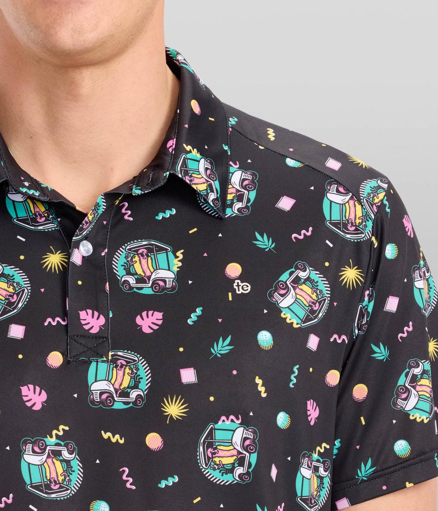 Men's Cart Dog Golf Polo - Image 4