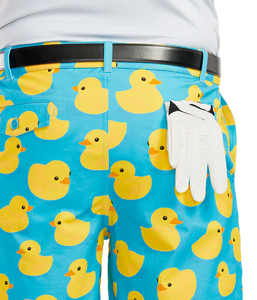Men's Rubber Ducky Golf Shorts - Image 4
