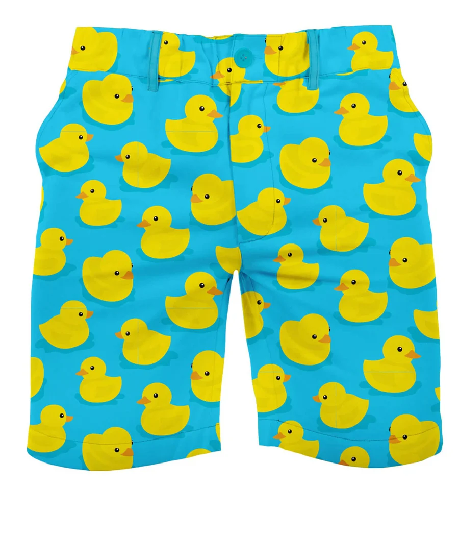 Men's Rubber Ducky Golf Shorts - Image 5