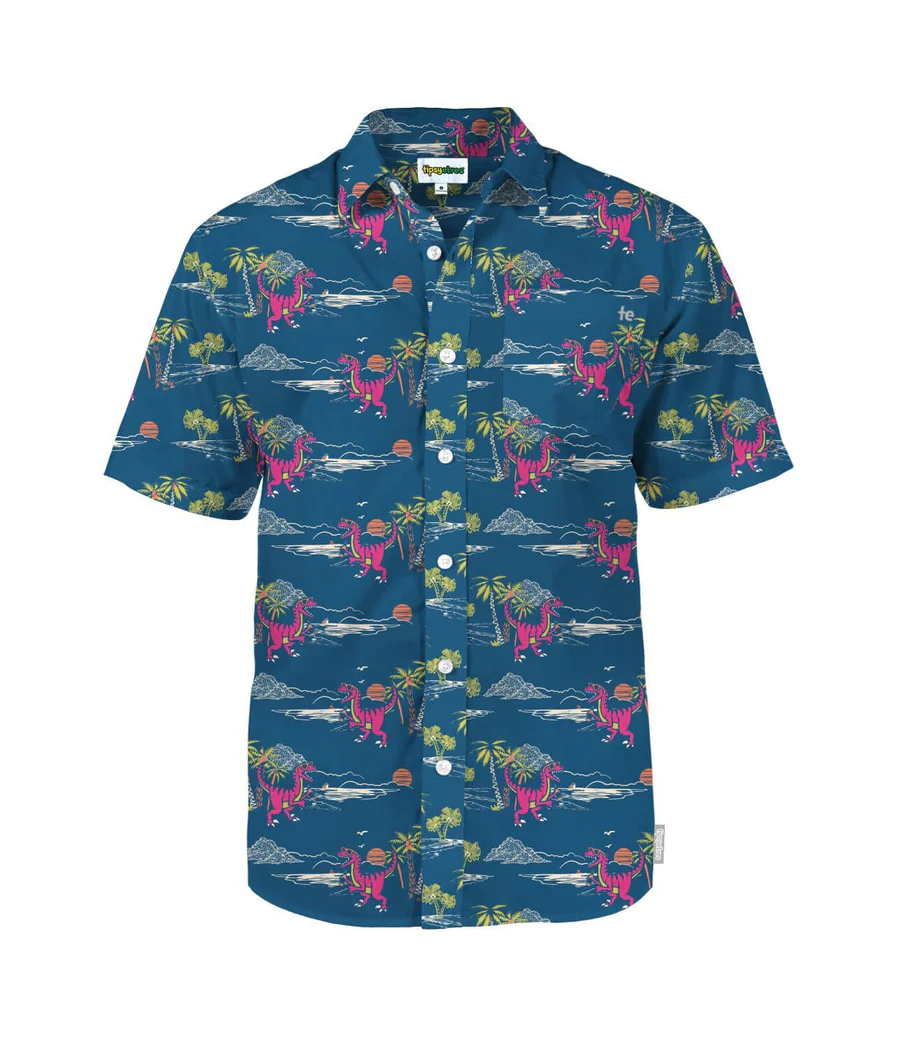 Men's Prehistoric Party Hawaiian Shirt - Image 6
