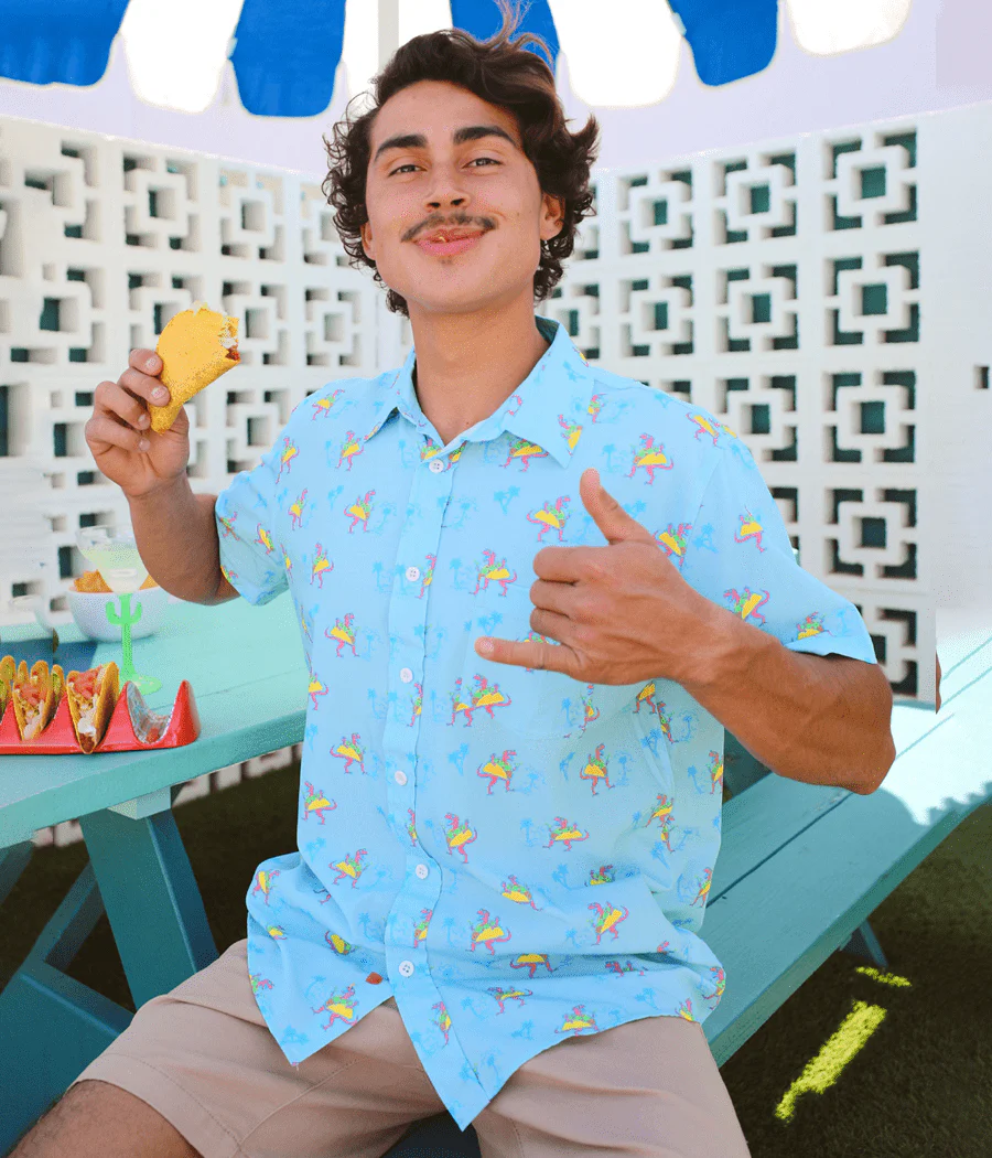 Men's Tacosaurus Hawaiian Shirt - Image 5
