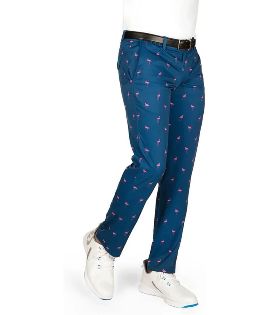Men's Fairway Flamingo Golf Pants - Image 4