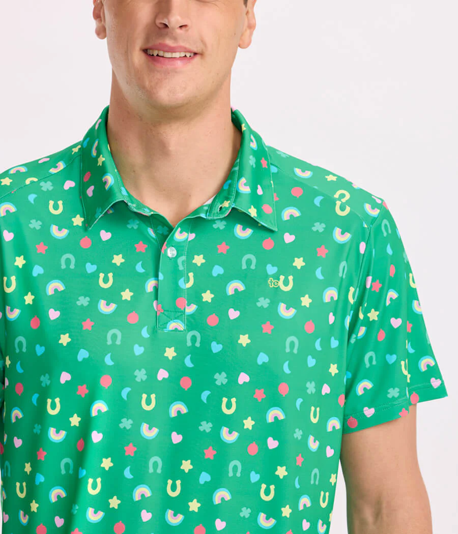 Men's Lucky Charmer Golf Polo - Image 4