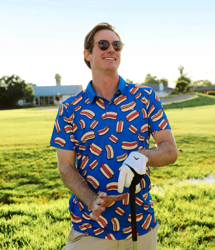 Men's Hot Dog Golf Polo - Image 4