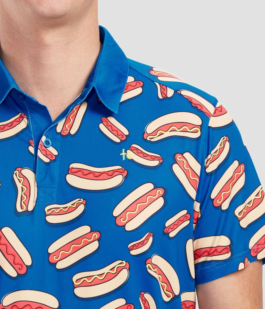 Men's Hot Dog Golf Polo - Image 5