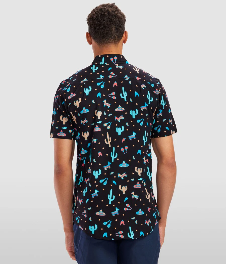 Men's Midnight Fiesta Hawaiian Shirt - Image 3