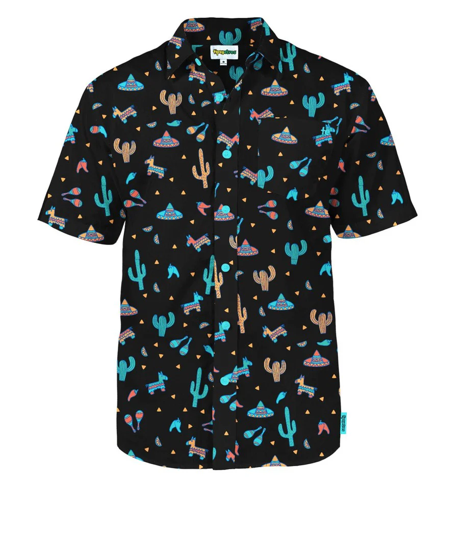 Men's Midnight Fiesta Hawaiian Shirt - Image 5