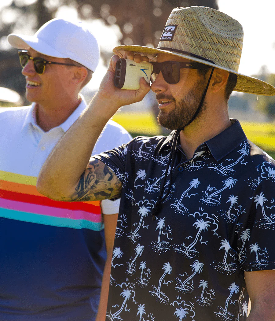 Men's Monochrome Moonlight Golf Polo - Image 6