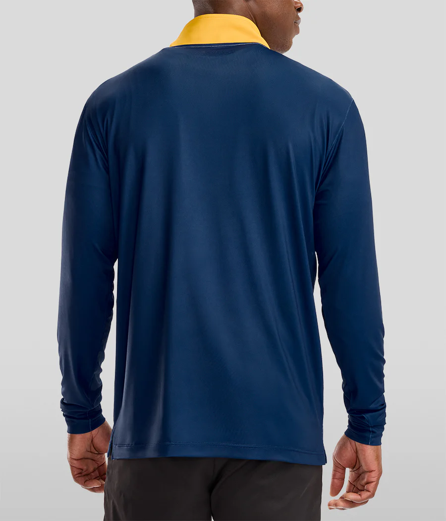 Men's Slice of Sunset Golf Quarter Zip Pullover - Image 5