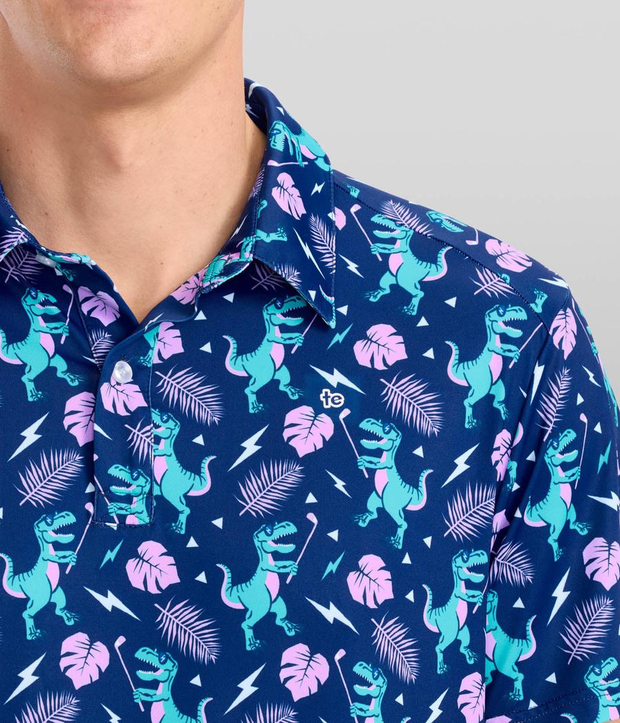 Men's Tee Rex Golf Polo - Image 4