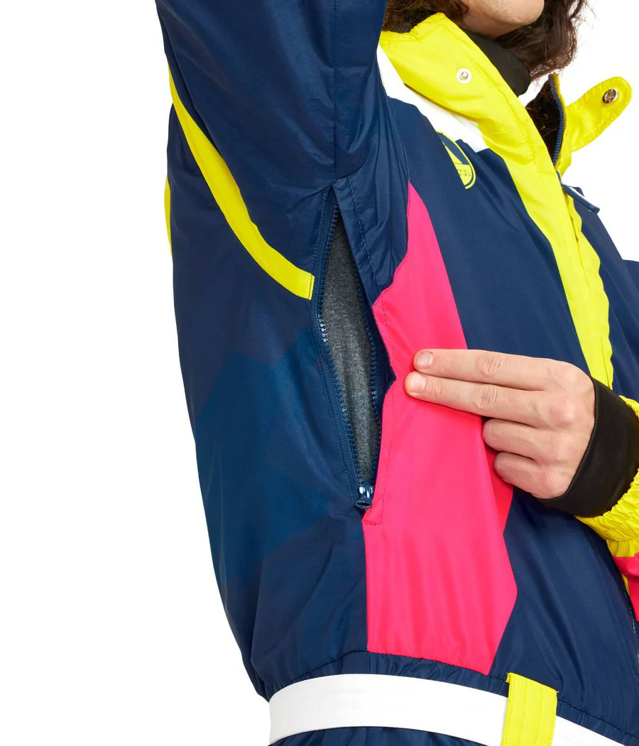 Men's Neon Knockout Ski Suit - Image 3