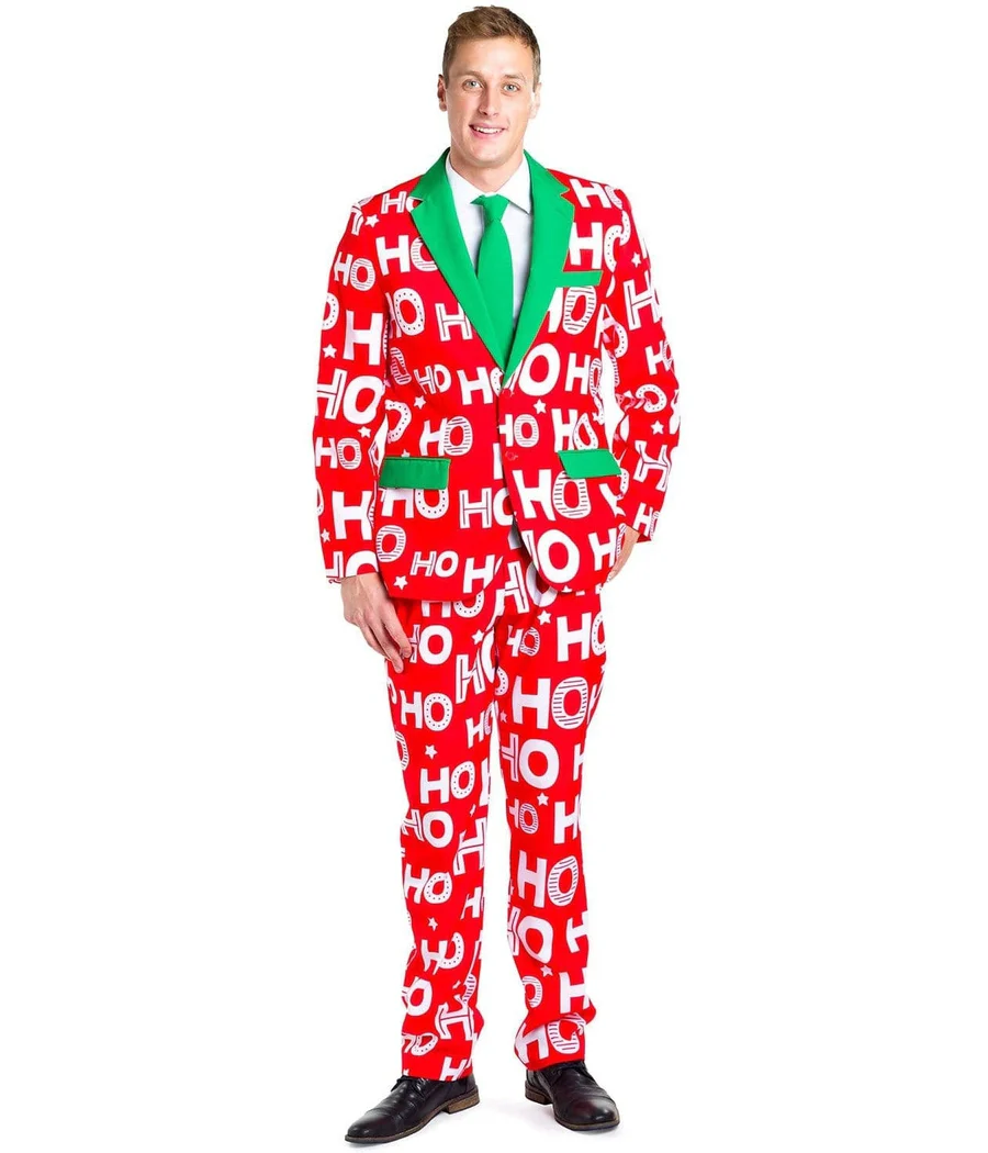Men's Ho Ho Holla Blazer with Tie - Image 3