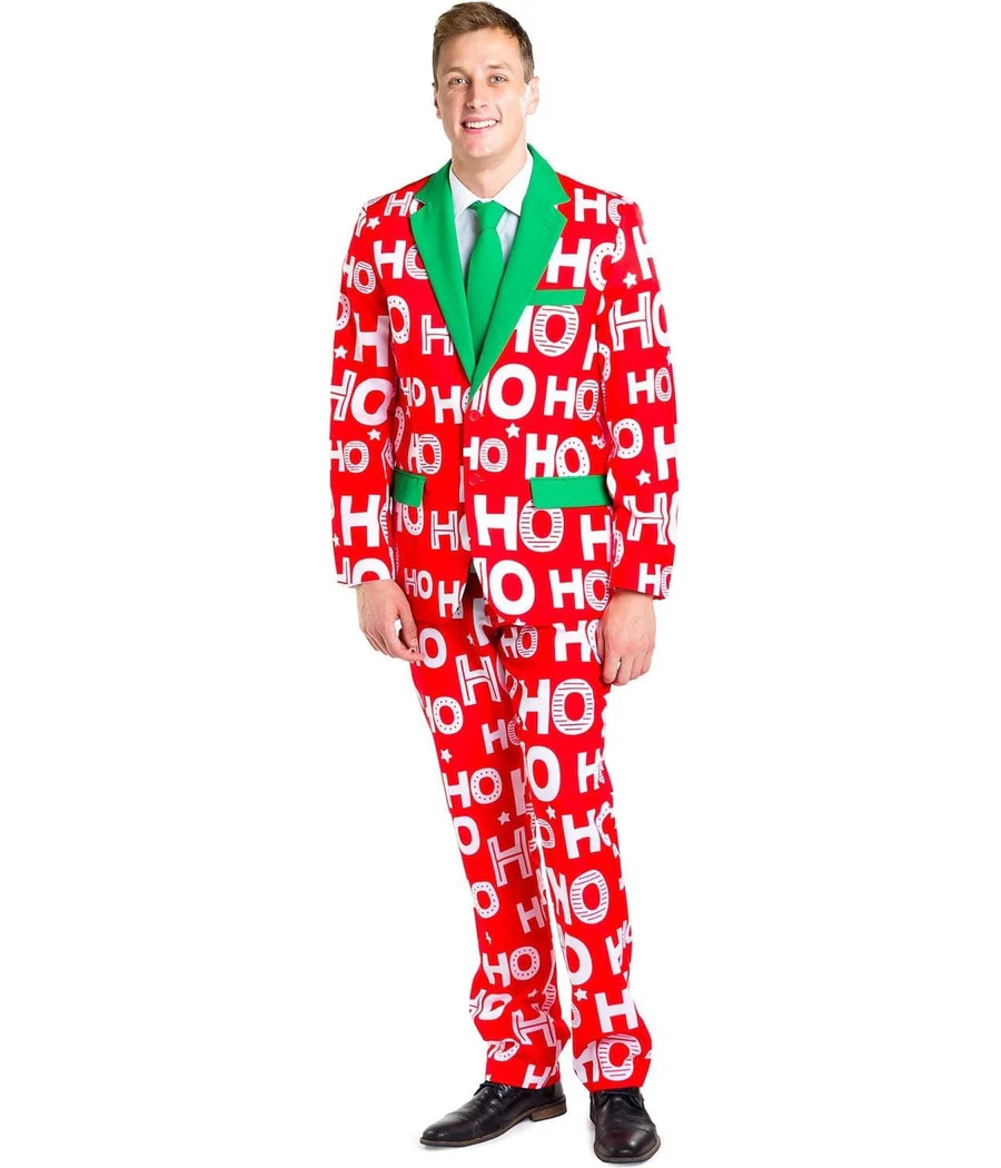 Men's Ho Ho Holla Blazer with Tie - Image 4