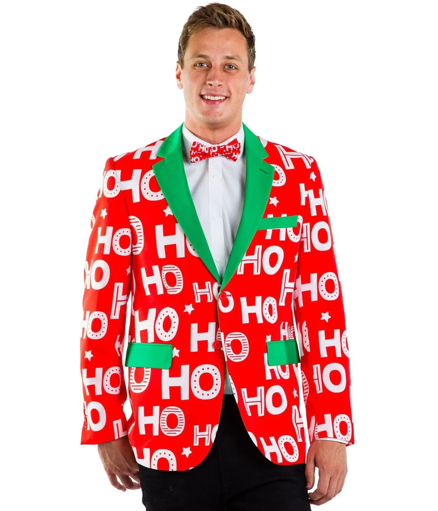 Men's Ho Ho Holla Blazer with Tie - Image 5