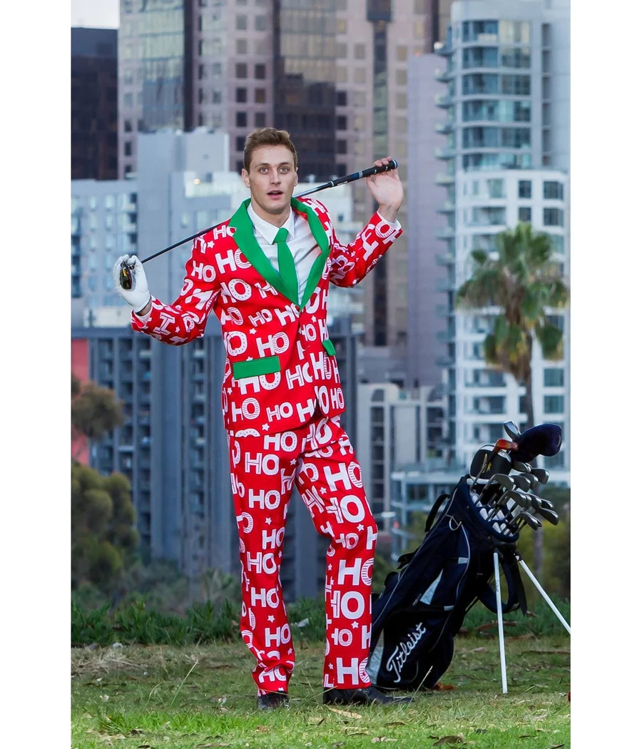 Men's Ho Ho Holla Blazer with Tie - Image 6