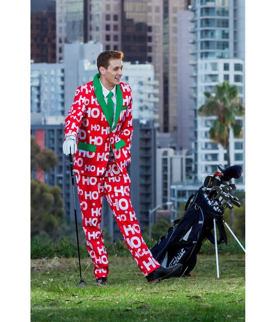 Men's Ho Ho Holla Blazer with Tie - Image 7