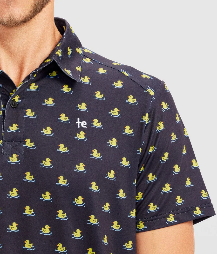 Men's Rubber Ducky Golf Polo - Image 4