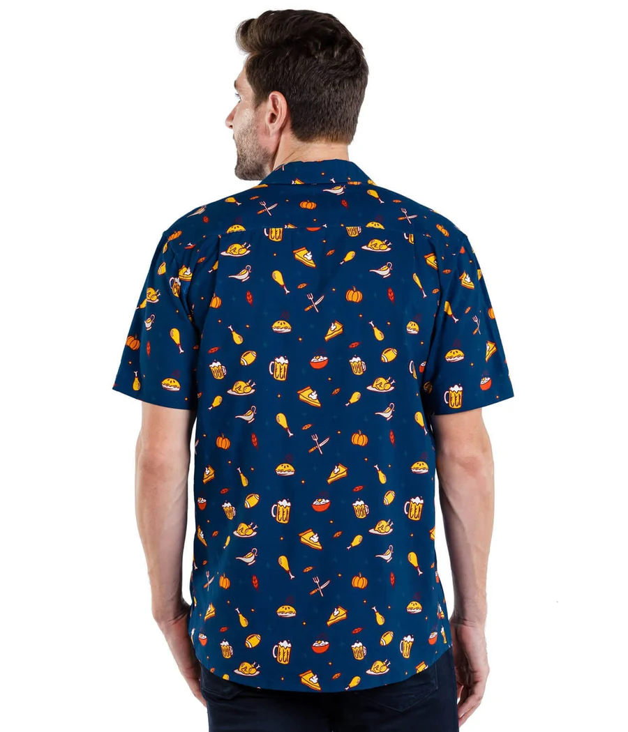 Men's Thanksgiving Button Down Shirt - Image 4
