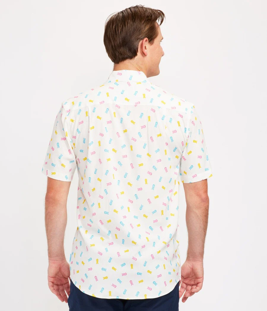 Men's PEEPS® Party Peeple Button Down Shirt - Image 3