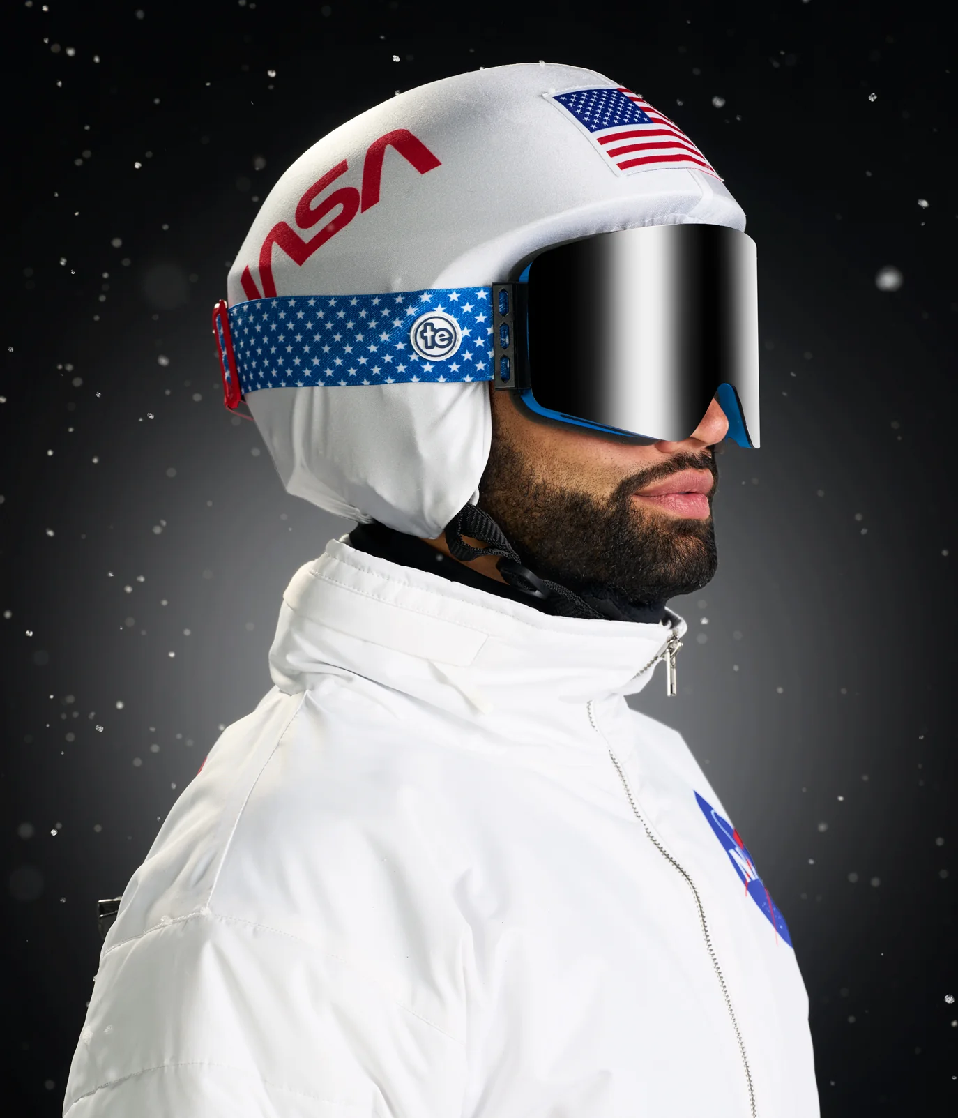 Men's Space Racer Snow Suit and Helmet Cover - Image 6