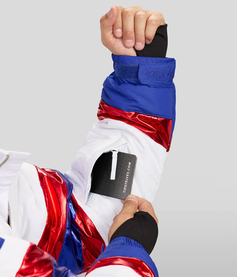 Men's Space Racer Snow Suit and Helmet Cover - Image 8