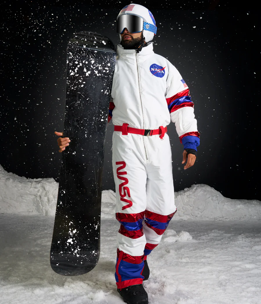 Men's Space Racer Snow Suit and Helmet Cover - Image 9