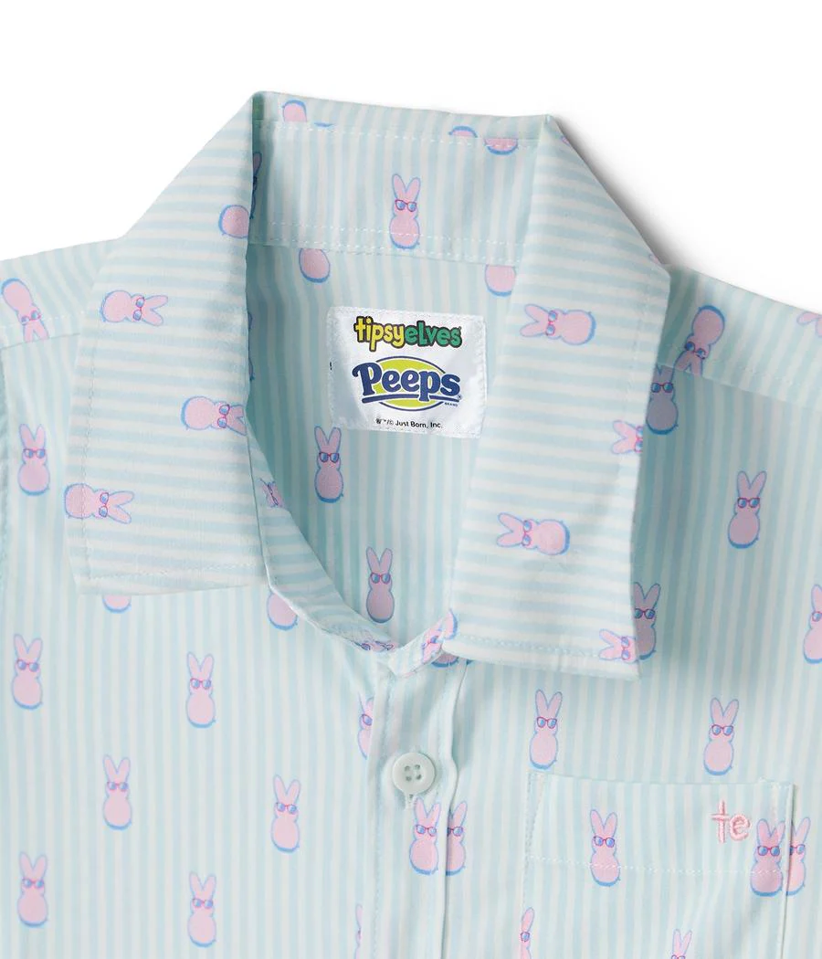 Boy's PEEPS® Shady Lil' Sugar Button Down Shirt - Image 4