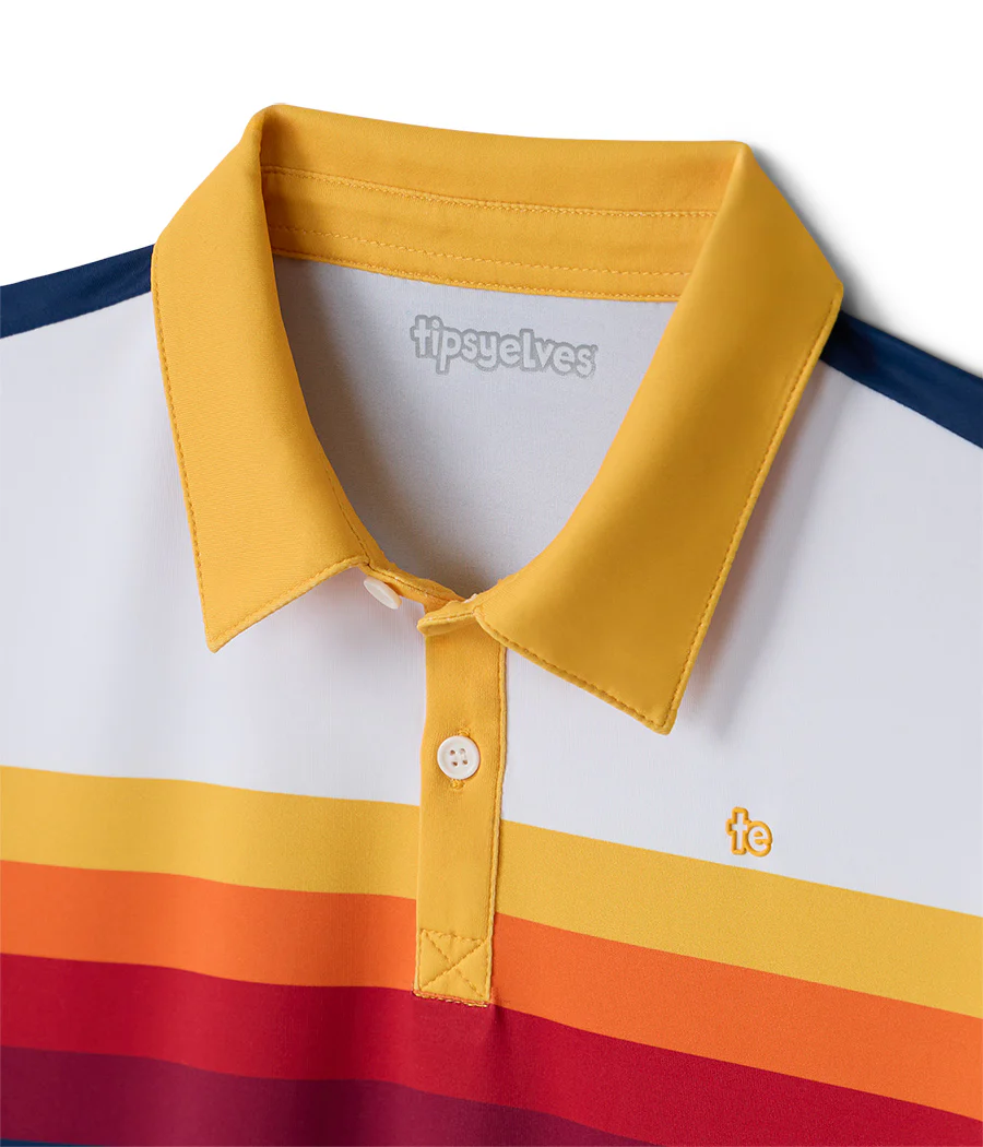 Toddler Boy's Slice of Sunset Golf Polo - Image 4
