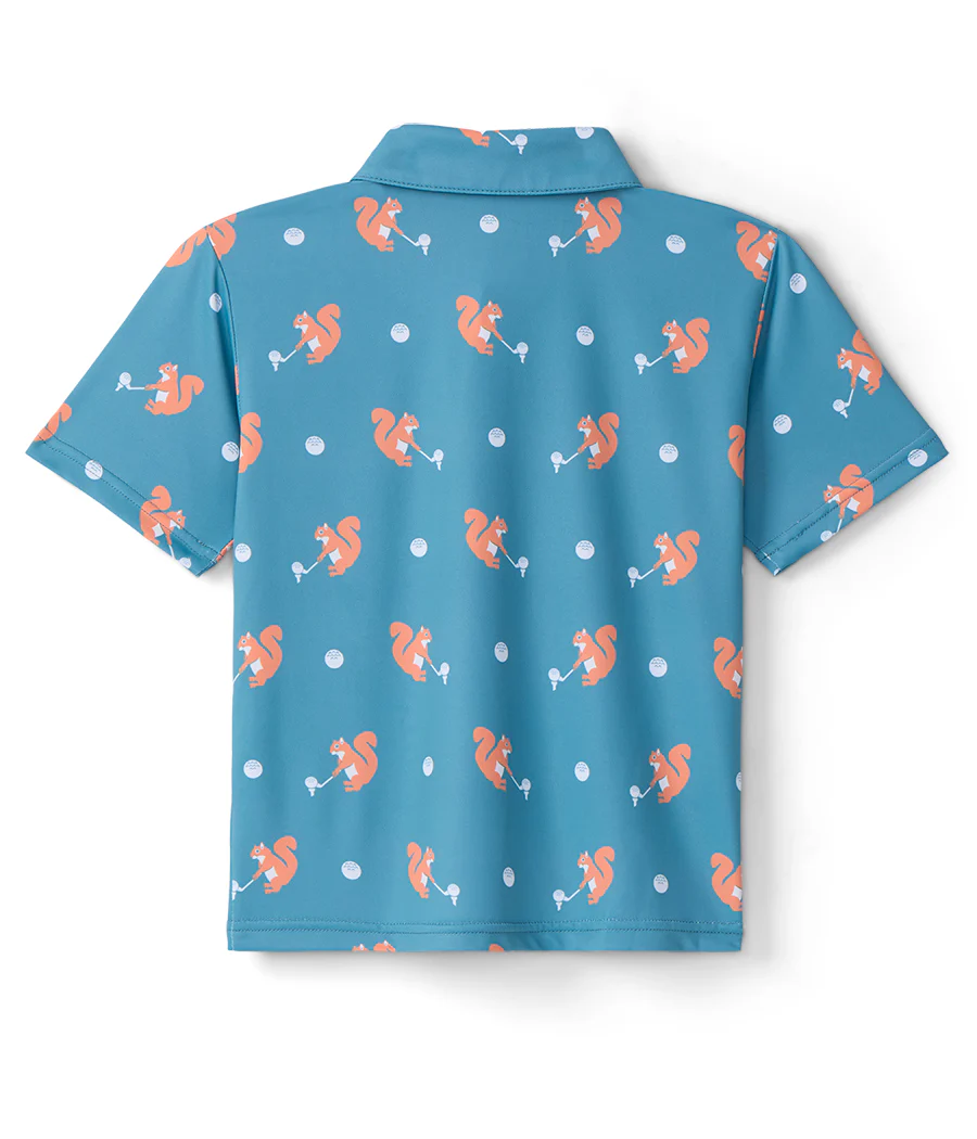 Toddler Girl's Squirrel! Golf Polo - Image 3