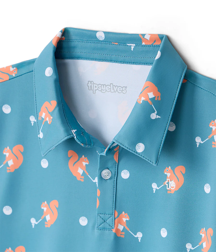 Toddler Girl's Squirrel! Golf Polo - Image 4