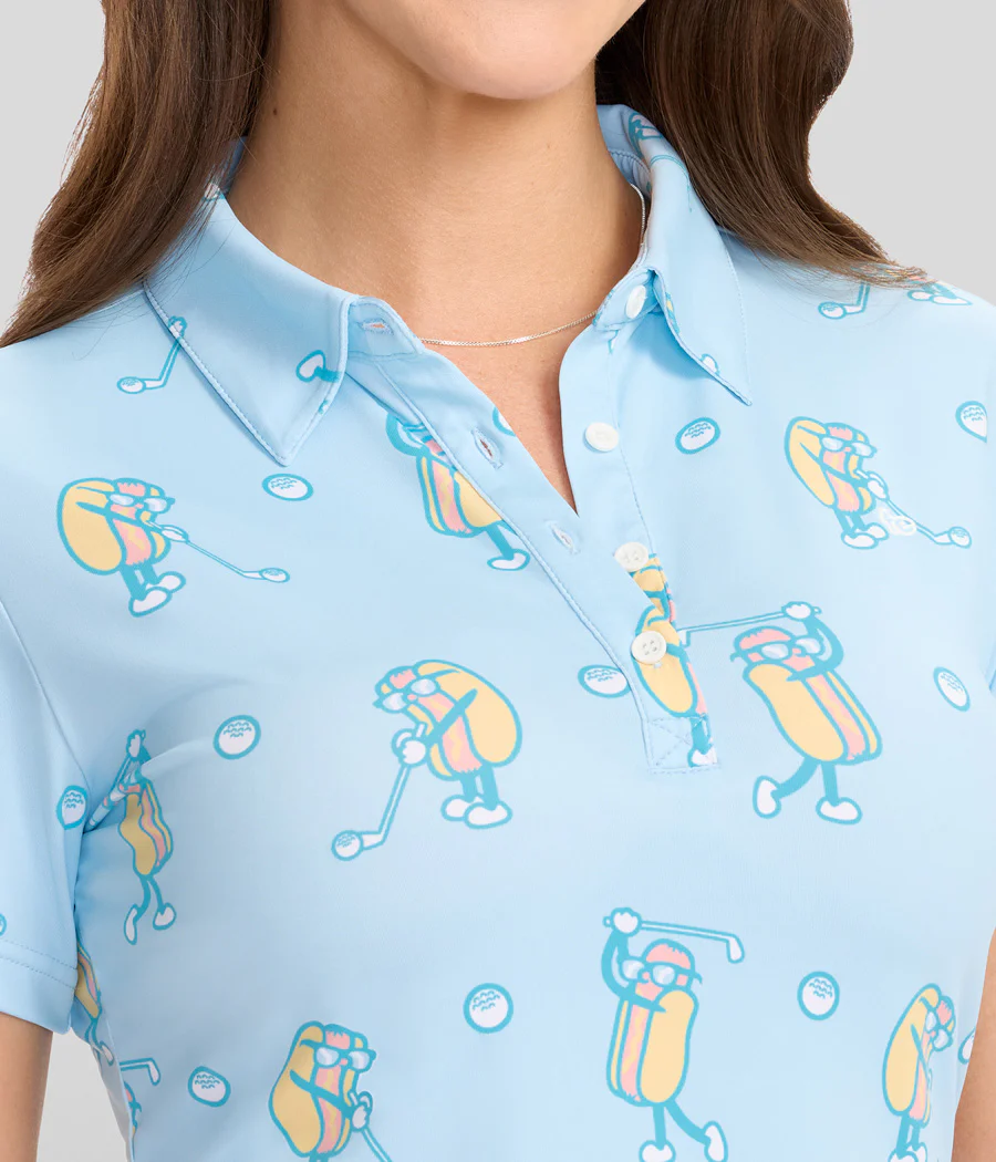 Women's Sizzlin' Swing Short-Sleeve Golf Polo - Image 5