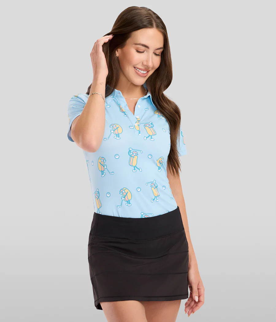 Women's Sizzlin' Swing Short-Sleeve Golf Polo - Image 7