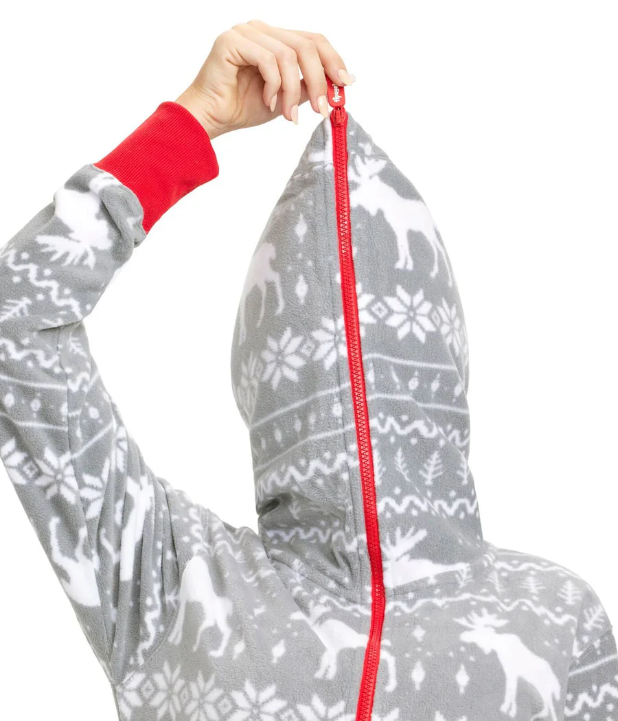 Women's Grey Moose Jumpsuit - Image 4
