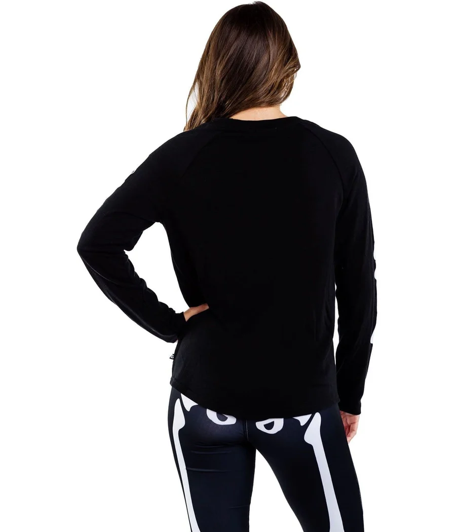 Women's Long Sleeve Skeleton Shirt - Image 3