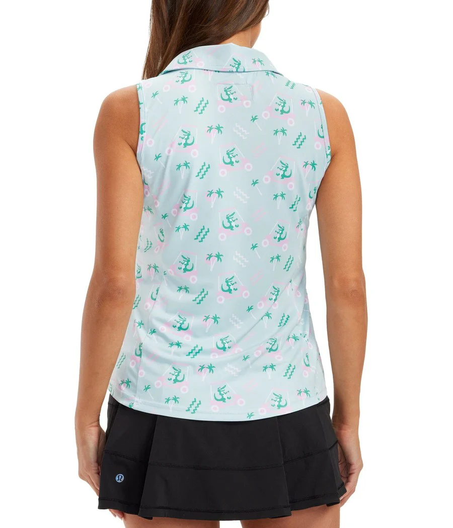 Women's Golf Cart Gator Golf Polo - Image 3