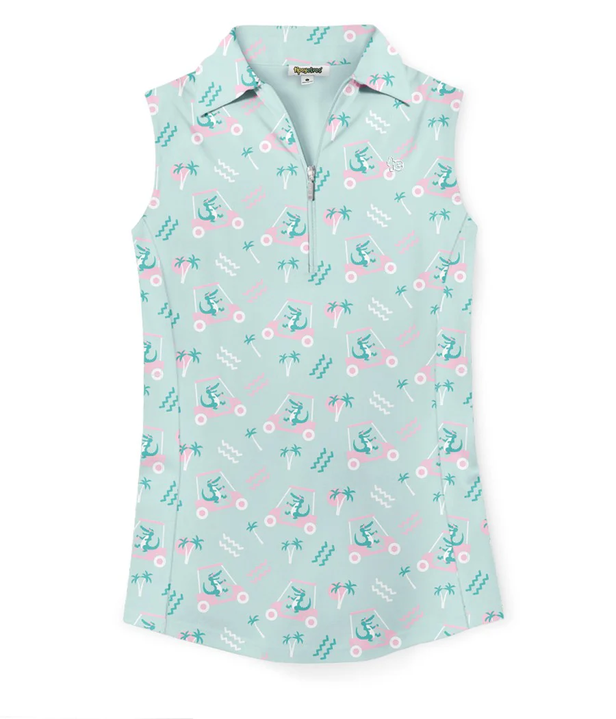 Women's Golf Cart Gator Golf Polo - Image 6