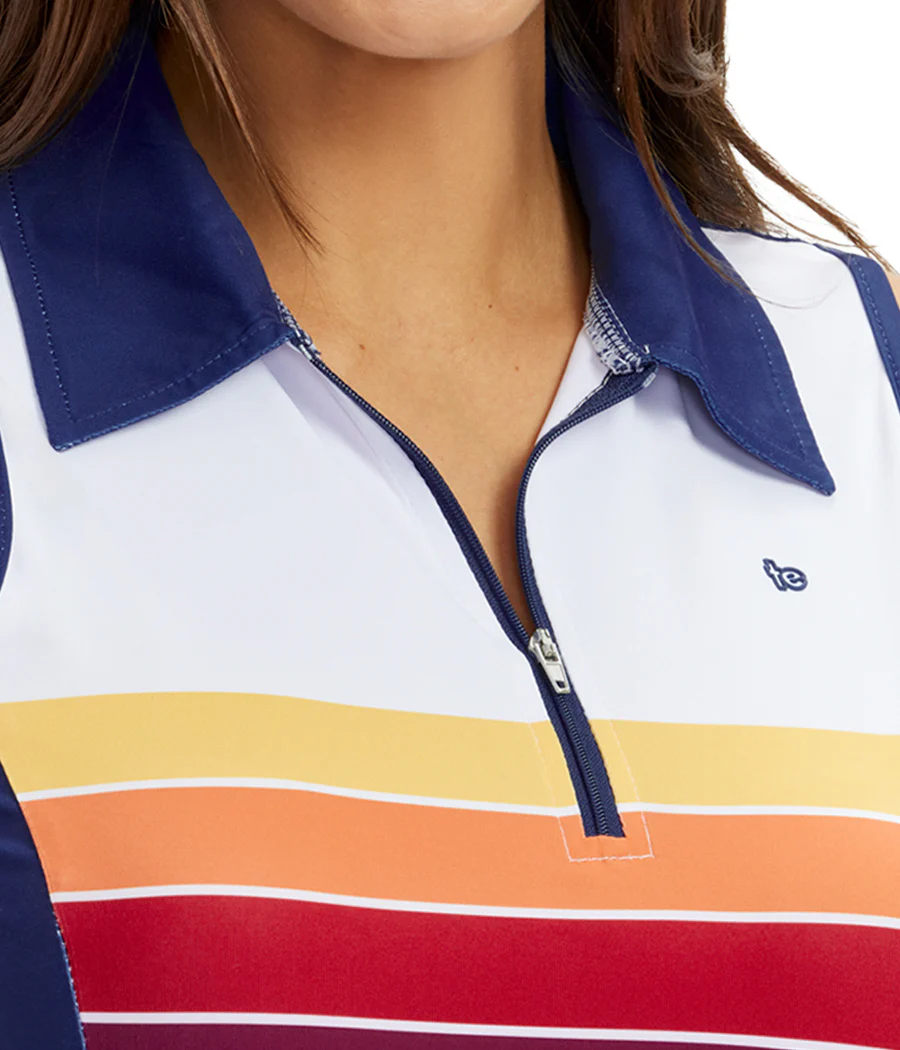 Women's Slice of Sunset Golf Polo - Image 4