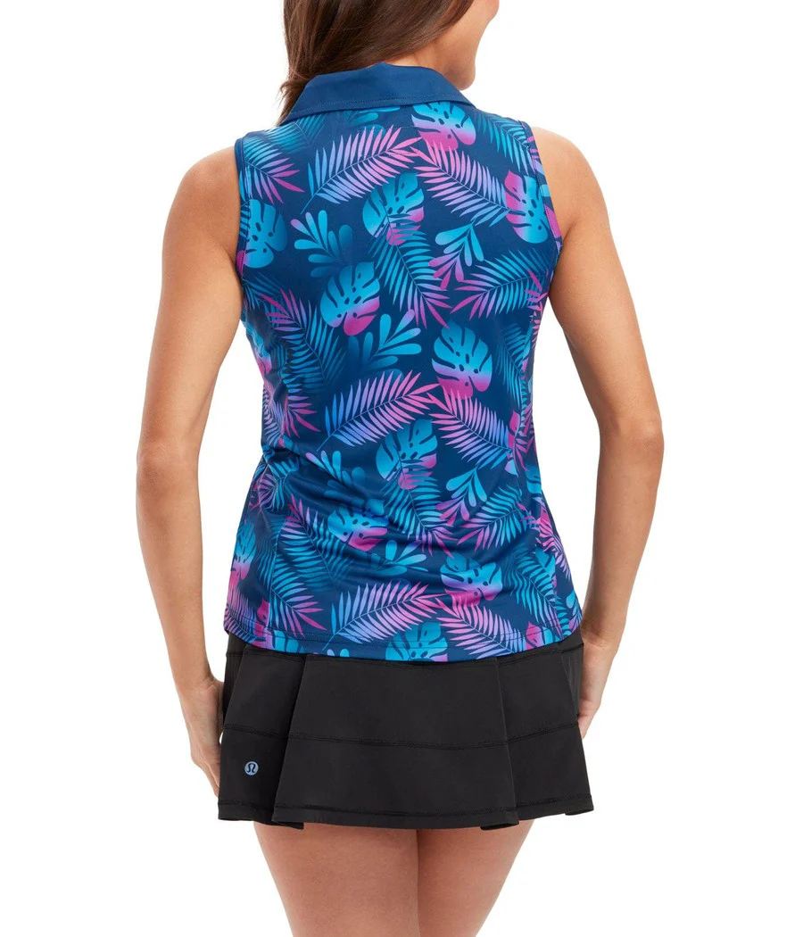 Women's Nighttime Tropics Golf Polo - Image 3