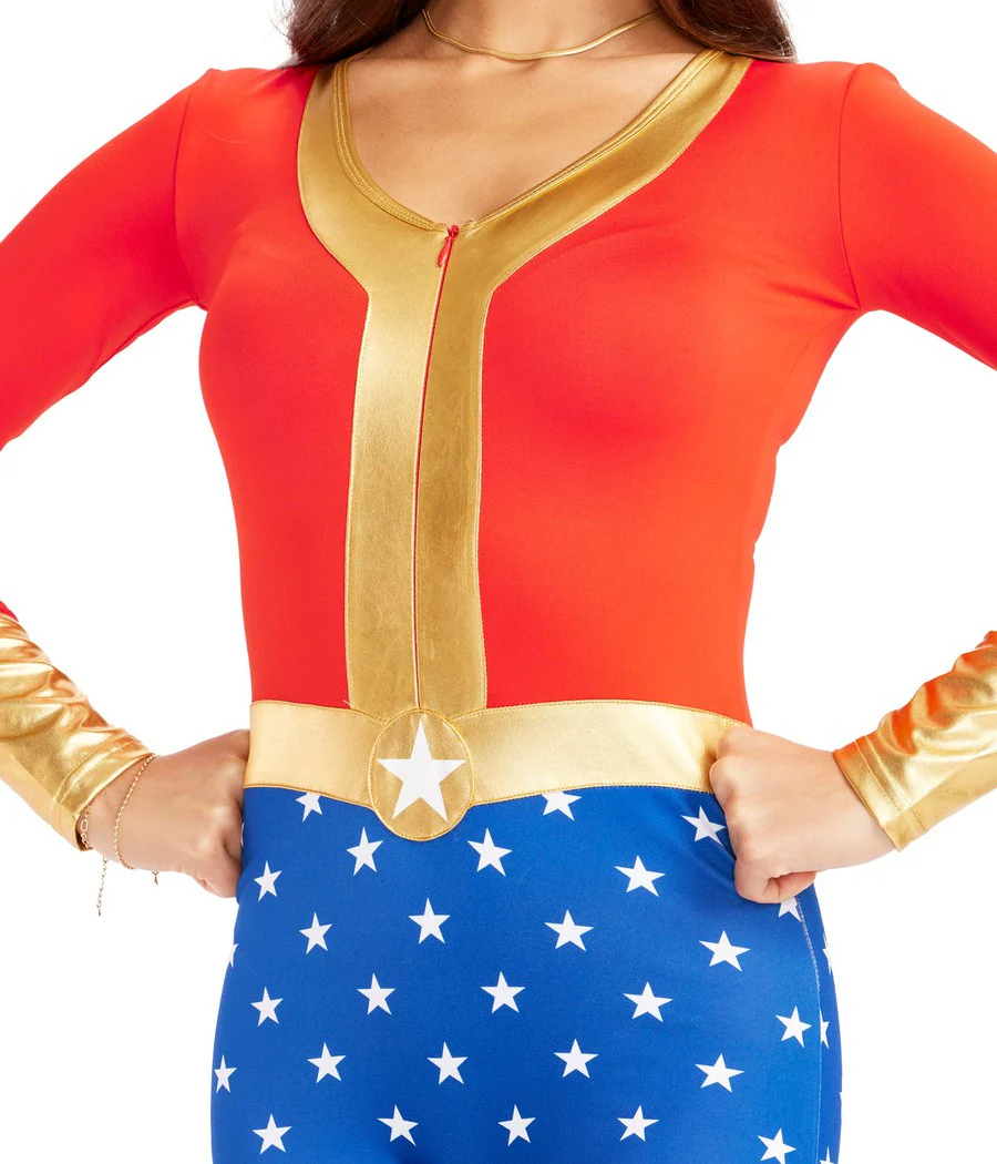 Superhero Wonder Lady Costume - Image 3