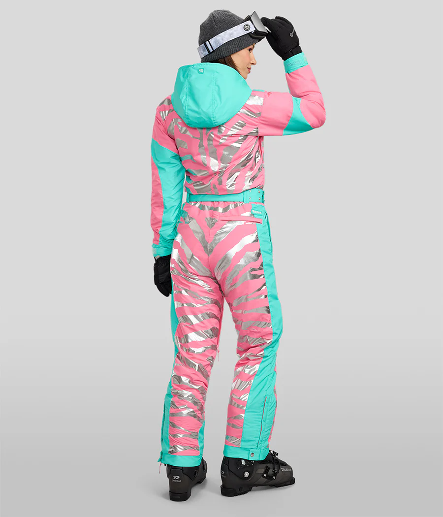 Women's Electric Zebra Snow Suit - Image 3