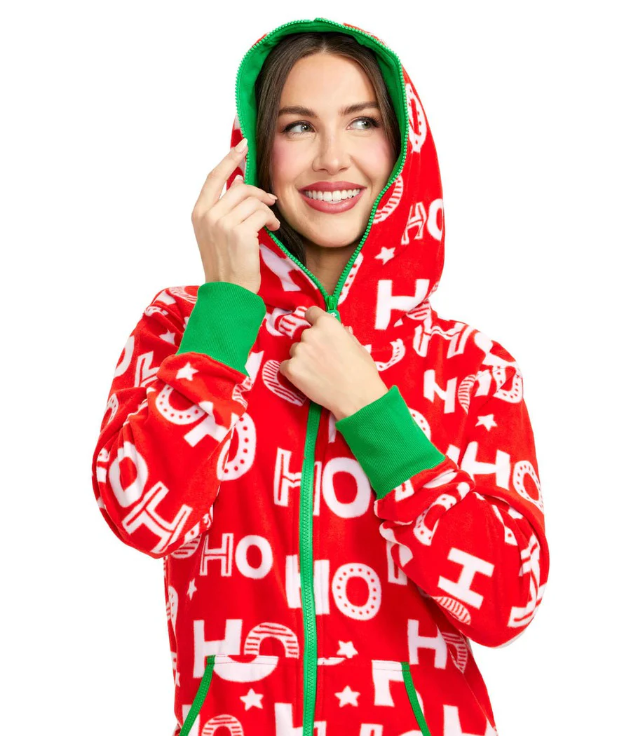 Women's Ho Ho Ho Jumpsuit - Image 3