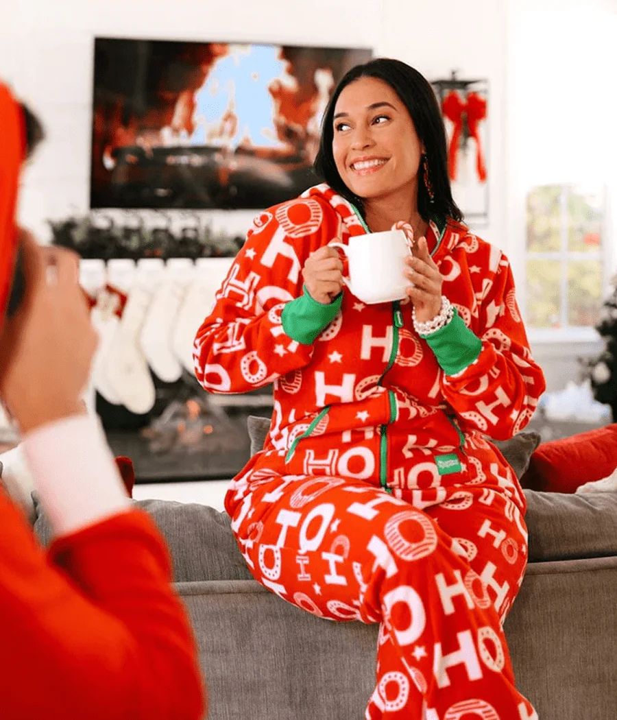 Women's Ho Ho Ho Jumpsuit - Image 4