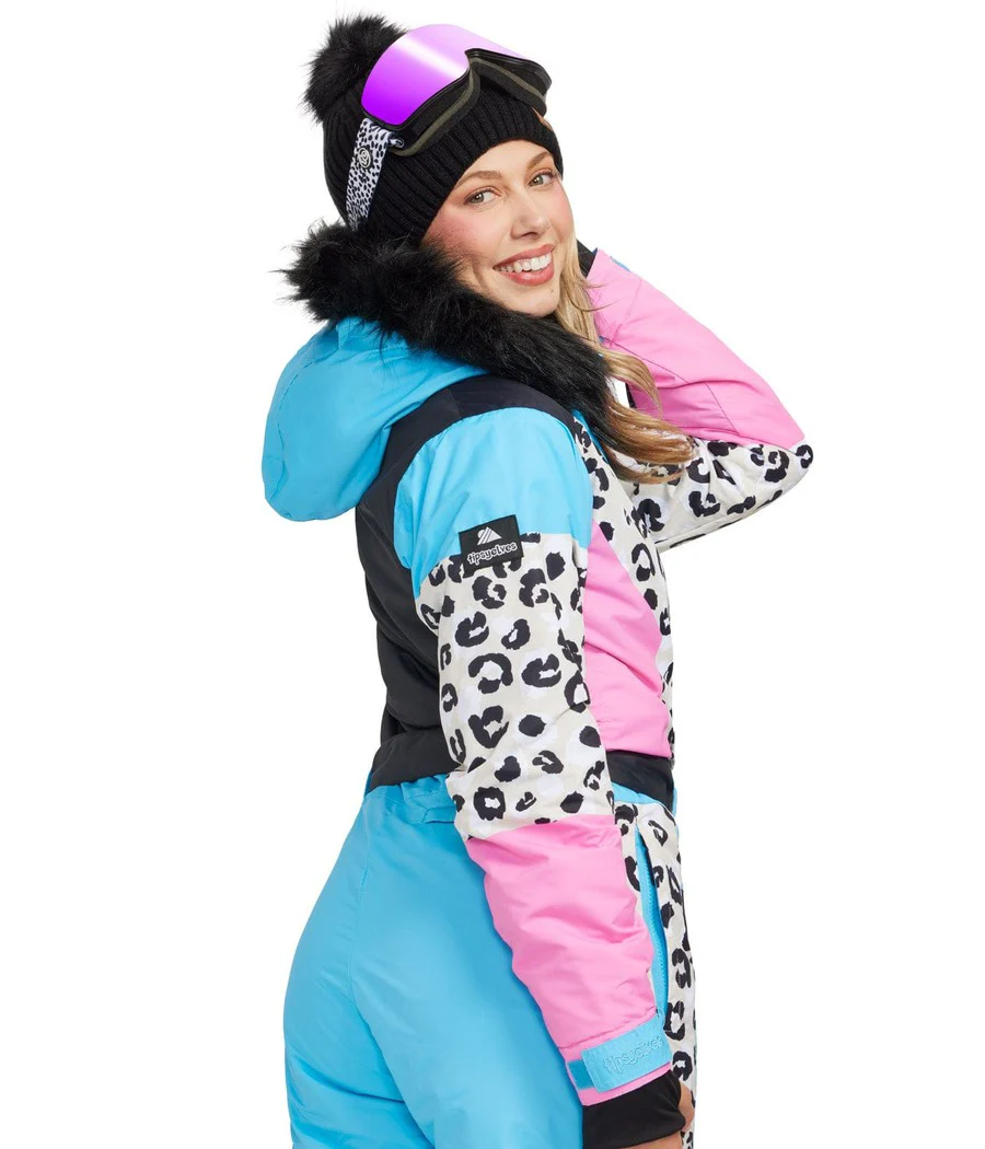 Women's Snow Leopard Ski Suit - Image 3