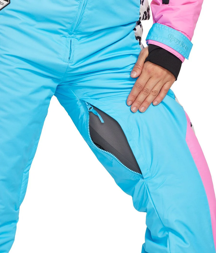 Women's Snow Leopard Ski Suit - Image 6