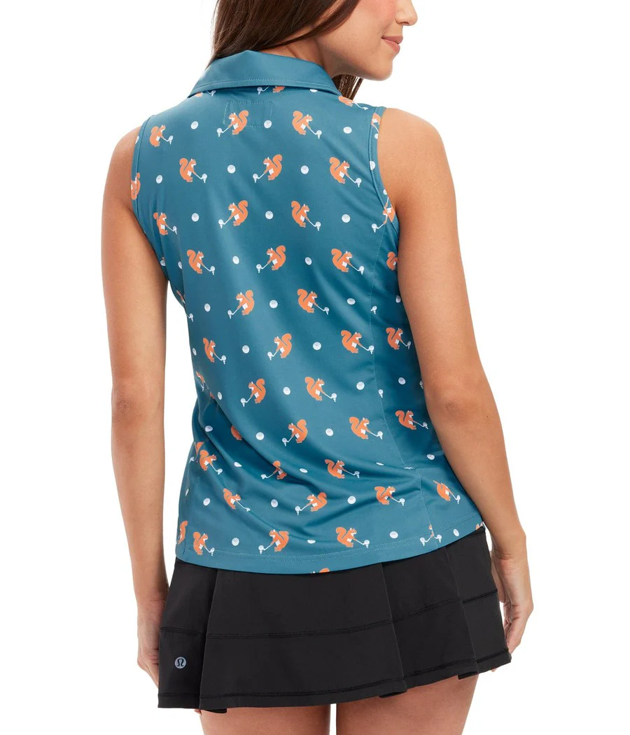 Women's Squirrel! Golf Polo - Image 3